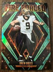 Drew Brees [Teal] #FF-3 Football Cards 2022 Panini Phoenix Fire Forged Prices