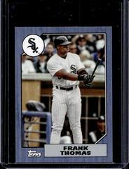 Frank Thomas [Blue] Baseball Cards 2022 Topps Mini 1987 Prices