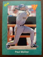 Paul Molitor [Series III] Baseball Cards 1991 Classic Prices