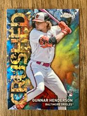 Gunnar Henderson #C-8 Baseball Cards 2023 Topps Chrome Update Crushed Prices