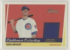 Kris Bryant Baseball Cards 2016 Topps Heritage Clubhouse Collection Relics Prices