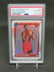 Scottie Barnes [White Sparkle] #186 Basketball Cards 2021 Panini Donruss Optic Prices