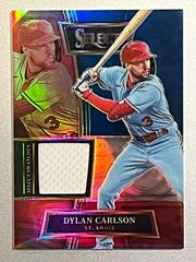 Dylan Carlson [Tri Color] Baseball Cards 2022 Panini Select Swatches Prices