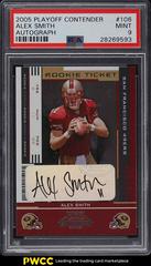 Alex Smith [Autograph] #106 Football Cards 2005 Playoff Contenders Prices