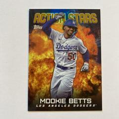 Mookie Betts [Gold] Baseball Cards 2023 Topps Update Action Stars Prices