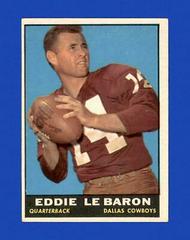Eddie LeBaron Football Cards 1961 Topps Prices