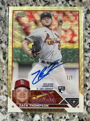 Zack Thompson [Superfractor] #RA-ZT Baseball Cards 2023 Topps Chrome Update Rookie Autographs Prices