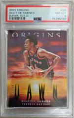 Scottie Barnes [Gold] #25 Basketball Cards 2022 Panini Origins Dawn Prices