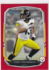 Troy Polamalu [Red] Football Cards 2013 Bowman Prices