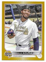 Ronald Acuna Jr. [Gold] Baseball Cards 2022 Topps Update All Star Game Prices