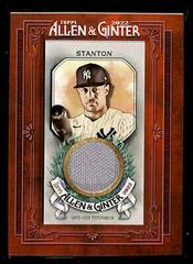 Giancarlo Stanton #MFR-GS Baseball Cards 2022 Topps Allen & Ginter Mini Framed Relics Prices