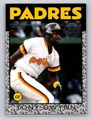 Tony Gwynn [Platinum] #86B-77 Baseball Cards 2021 Topps 1986 35th Anniversary Prices