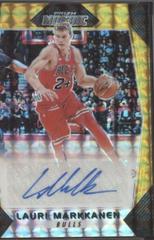 Lauri Markkanen [Gold Prizm] #RS-LM Basketball Cards 2017 Panini Prizm Rookie Signatures Prices