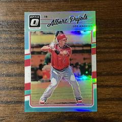 Albert Pujols [Aqua] #106 Baseball Cards 2017 Panini Donruss Optic Prices