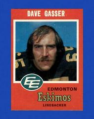 Dave Gasser #55 Football Cards 1971 O Pee Chee CFL Prices
