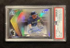 Julio Rodriguez [Autograph] #BTP-3 Baseball Cards 2022 Bowman Scouts' Top 100 Prices