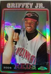 Ken Griffey Jr. [Black Refractor] #309 Baseball Cards 2005 Topps Chrome Prices
