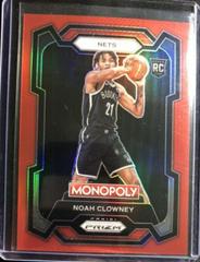 Noah Clowney [Red] #12 Basketball Cards 2023 Panini Prizm Monopoly Prices