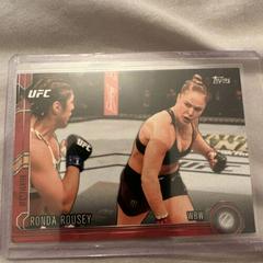 Ronda Rousey [Red] Ufc Cards 2015 Topps UFC Chronicles Prices