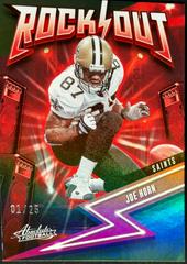 Joe Horn [Spectrum Green] #9 Football Cards 2023 Panini Absolute Rock Out Prices