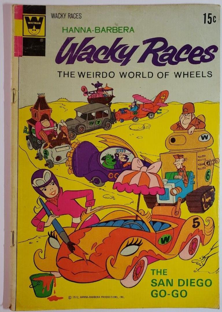 Wacky Races #7 (1972) Comic Books Wacky Races