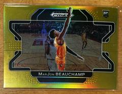 MarJon Beauchamp [Gold] #72 Basketball Cards 2022 Panini Prizm Draft Picks Prices