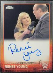Renee Young Wrestling Cards 2015 Topps Chrome WWE Autographs Prices
