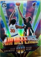 Bam Adebayo [Lime Green] #4 Basketball Cards 2021 Panini Donruss Optic Air Defense Prices