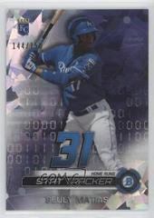 Seuly Matias [Atomic Refractor] Baseball Cards 2019 Bowman Chrome Stat Tracker Prices