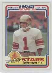 David Trout #103 Football Cards 1984 Topps USFL Prices