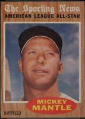 Mickey Mantle [All Star] #471 Baseball Cards 1962 Topps Prices