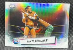 Santos Escobar [Orange Refractor] Wrestling Cards 2021 Topps Chrome WWE Image Variations Prices