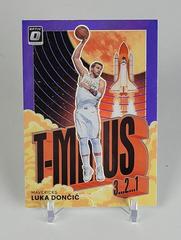 Luka Doncic [Purple] Basketball Cards 2021 Panini Donruss Optic T Minus 3 2 1 Prices