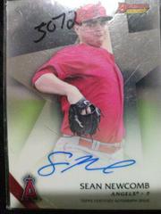 Sean Newcomb #SN Baseball Cards 2015 Bowman's Best of Autographs Prices