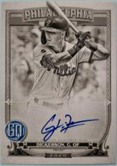 Corey Dickerson [Black & White] Baseball Cards 2020 Topps Gypsy Queen Autographs Prices