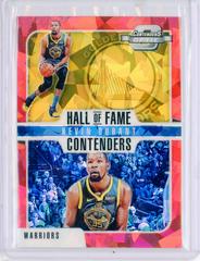 Kevin Durant [Red Cracked Ice] Basketball Cards 2018 Panini Contenders Optic Hall of Fame Contenders Prices