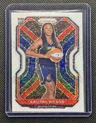 Aaliyah Wilson [White Sparkle Prizm] #99 Basketball Cards 2021 Panini Prizm WNBA Prices
