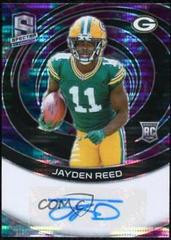 Jayden Reed #24 Football Cards 2023 Panini Spectra Rookie Autograph Celestial Prices
