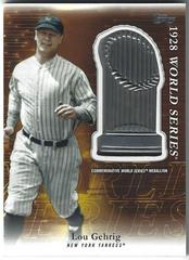 Lou Gehrig #PTM-LG Baseball Cards 2023 Topps Update Commemorative World Series Trophy Medallion Prices