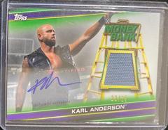 Karl Anderson #MRA-KA Wrestling Cards 2019 Topps WWE Money in the Bank Mat Relic Autographs Prices