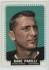 Babe Parilli Football Cards 1964 Topps Prices