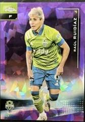 Raul Ruidiaz [Purple] Soccer Cards 2021 Topps Chrome MLS Sapphire Prices