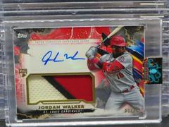 Jordan Walker [Red] #IAP-JW Baseball Cards 2023 Topps Inception Autograph Patch Prices