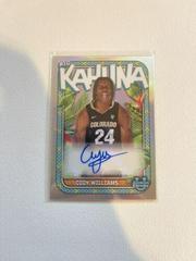Cody Williams #BKA-CW Basketball Cards 2023 Bowman Chrome University The Big Kahuna Autographs Prices