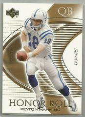 Peyton Manning [Gold] #75 Football Cards 2003 Upper Deck Honor Roll Prices