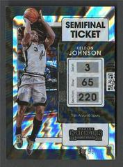 Keldon Johnson [Semifinal] #1 Basketball Cards 2021 Panini Contenders Prices