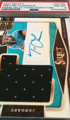 Trevor Lawrence #PS-TLR Football Cards 2021 Panini Select Prime Selections Signatures Prices