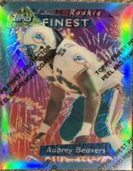 Aubrey Beavers [Refractor] #117 Football Cards 1995 Topps Finest Prices