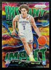 Josh Giddey [Green Wave] Basketball Cards 2021 Panini Prizm Instant Impact Prices