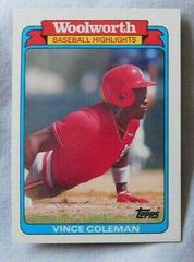 Vince Coleman #2 Baseball Cards 1988 Woolworth Prices